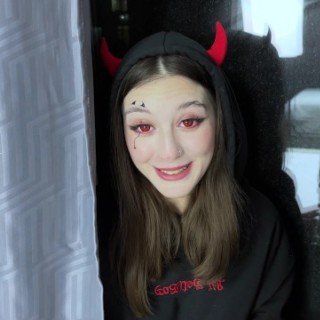 Хэллоуин с Дьяволицей, жаркая ебля пары