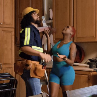 Сочную грудастую негритянку прожарил мужик